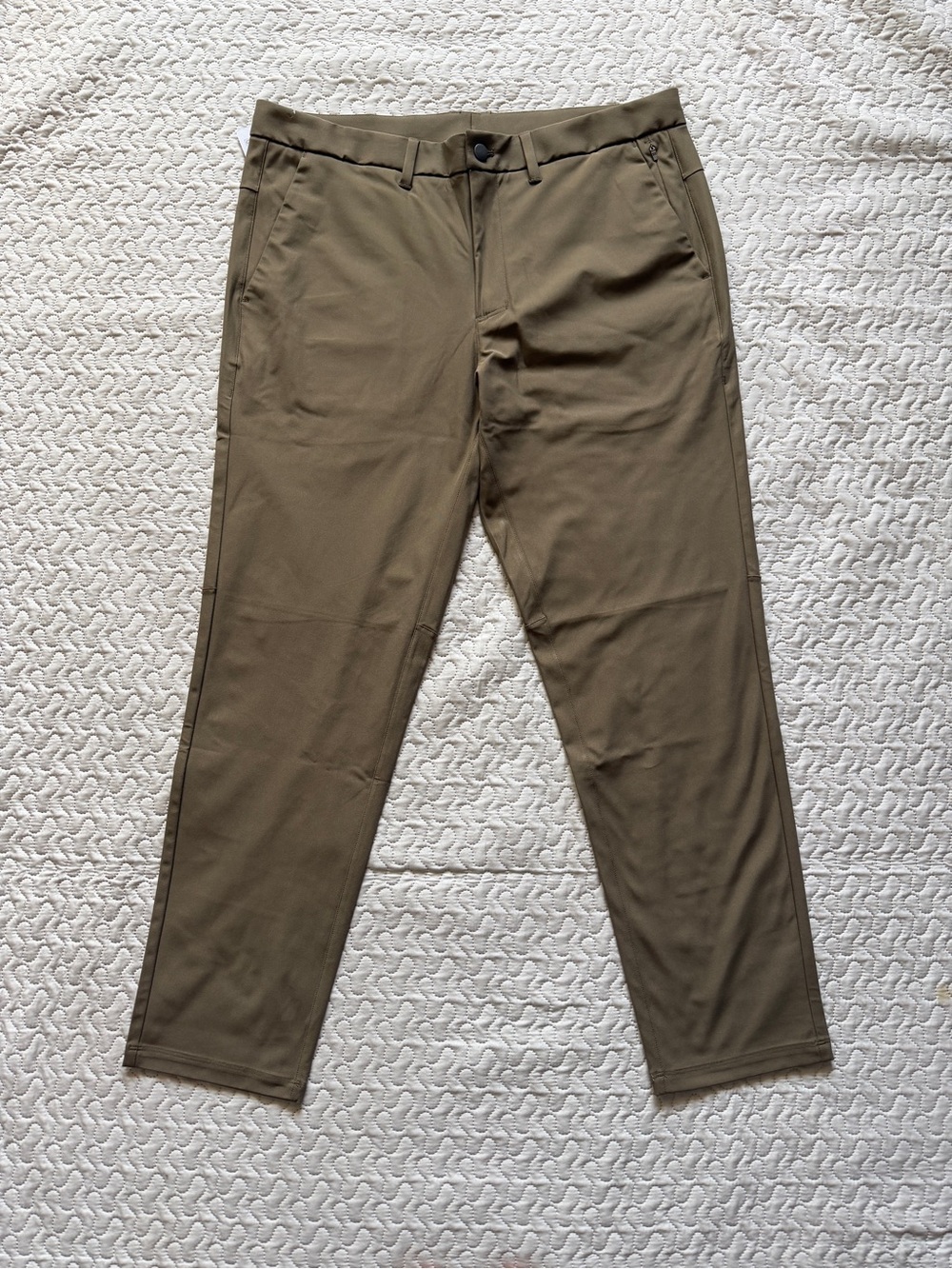 CRZ YOGA Artifact Brown Golf Pants Size 36x31 NWT